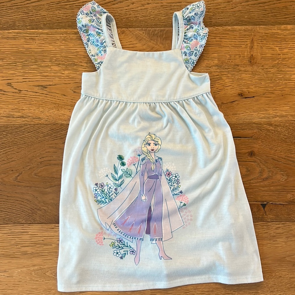 Elsa Frozen Nightgown Size 4 by Disney